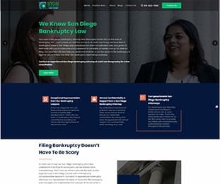joshi law group website design and search engine optimization