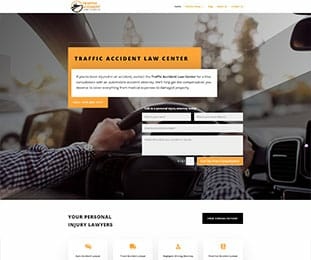 Traffic Accident Law Center Web Design & SEO